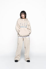 25SS マグショットエイリアンフーディー ダークベージュ