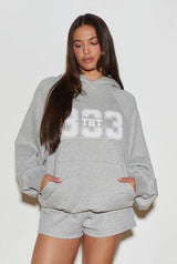 Sporty 333 hoodie - gray