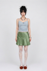 GATHERED KNOT STRAP TANK (MINT)