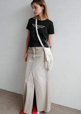 Fringe Mini Cross  Bag_Beige