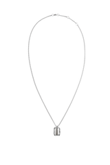 square frame necklace