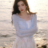 Light wave cardigan