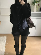 Mate High Neck Double Jacket (2 colors)