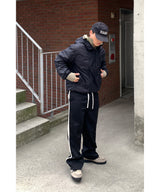 Two-line wide pants