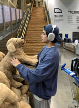 ターパーデイリーカリフォルニアヘビーピグメントオーバーフィットスウェトシャツ
