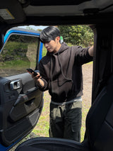 ブレンドクロップフーディ