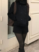 Mate High Neck Double Jacket (2 colors)