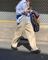wide pintuck pants