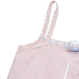 Ribbon Frill Sleeveless (Pink)