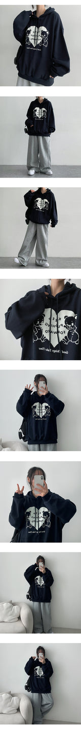 [3-length][S–3XL]NIT カットワイドスウェットパンツ (3 colors)