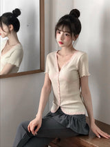 [Limited quantity] Vernis Lace Cardigan Tee