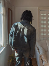 Noid western denim crop jacket