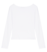 [mnem] alter snap boatneck tee (white)