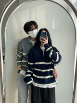 [Universal] Dangala Semi-Ziped Up Car knitwear