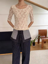 Flower lace 3/4 T