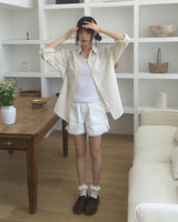 [MADE] Sopte Eyelet Lace Short Pants