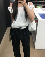 ミニマルブーツカットパンツ