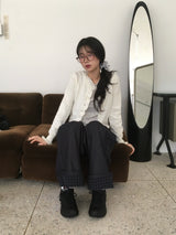 Frill Short Cardigan