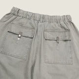 E Dyeing Washed Snap Pants
