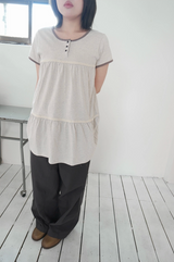 side button pocket pants (2c)