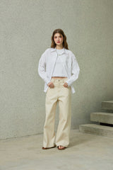 NOAH WIDE PANTS / BEIGE