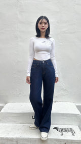 DARK BLUE CLASSIC DENIM PANTS code 18316
