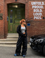 Nuts Balloon Nylon Parachute Pants