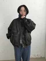 [MD Pick] Grunge Leather Mustang Jacket (2color)