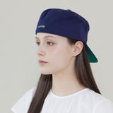 New Wave Varzar Applique Pillbox Cap Navy