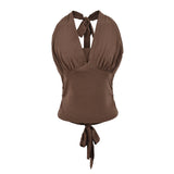 Lena Tie Halter Top