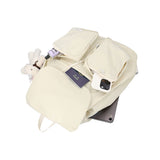 FLAP STRING BACKPACK / BUTTER