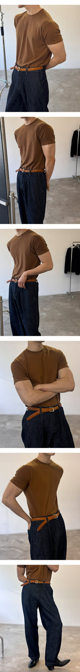 [S/S] Linen half banding pants(2color)