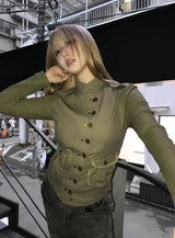 Archive Oblique Cotton Knit Jacket