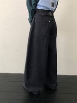 Daymon Striped Wide-Leg Pants
