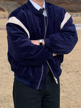 Velvet Varsity Jacket
