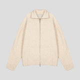 Saint wool zipup knit