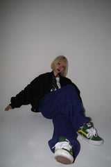 2WAYストリングパンツ_BLUE ( FLEECE.ver)