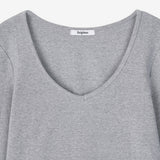 Essential V-Neck Grey