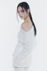 ジェニーボタントップ ivory