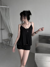 soft v-neck flow cami top (3color)