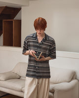 Koani Mix Crochet Short Sleeve Cardigan