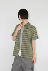 CHECK ROLL-UP SHIRT