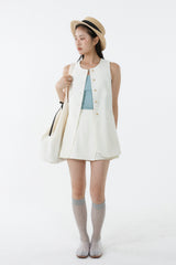 LEAN & LONG VEST_IVORY