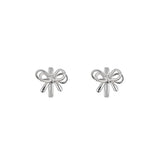 Double Ribbon Mini Ring Earrings