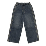 Track denim pants