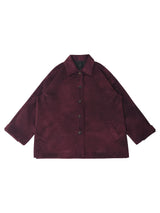 KOOKEESEE Vegan Suede Jacket (Wine)