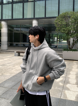 Taper Daily Cotton Double Weave Overfit Hoodie