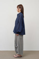 Crush Tencel Cropped Shirt