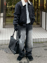 Nobel leather tote shoulder bag