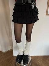 クラシックペニーハイヒールラウンドトゥローファー (Black)